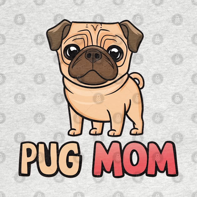 Pug Mom by Moulezitouna